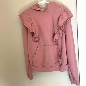 T.La Anthropologie Womens XXS, mauve sweatshirt, NWT